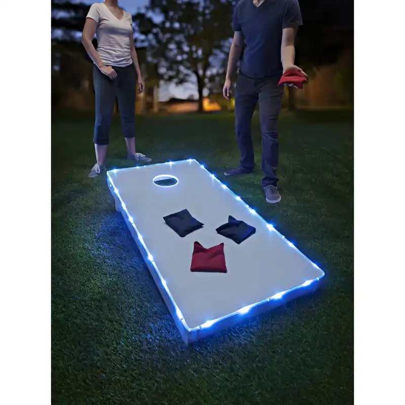 Brightz Toss Brightz Blue LED Cornhole Kit ABS Plastics 1 Pk