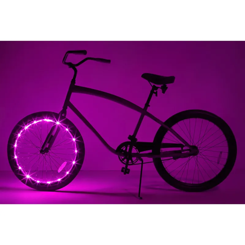 Brightz Wheel Brightz Pink LED Bike Accessory ABS Plastics 1 Pk