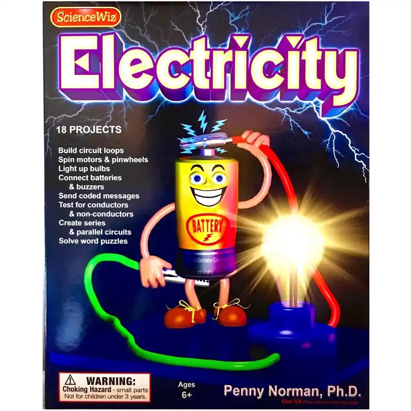 Science Wiz Games/Science STEM Learning Electricity Kit 1 Pk