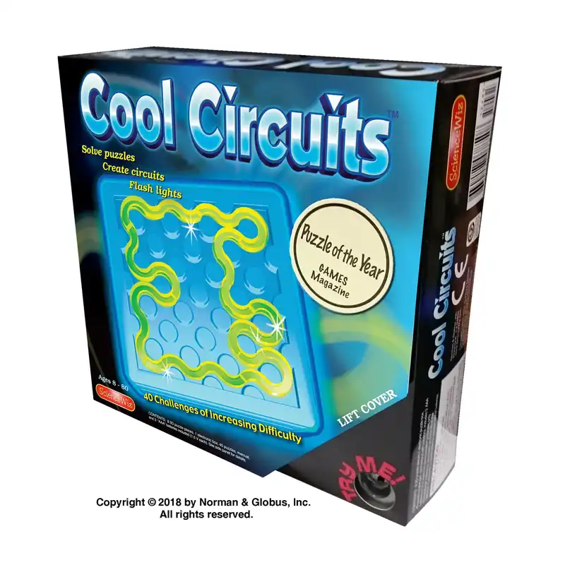 Science Wiz Cool Circuits Games/Science STEM Learning Cool Circuit Kit 1 Pk
