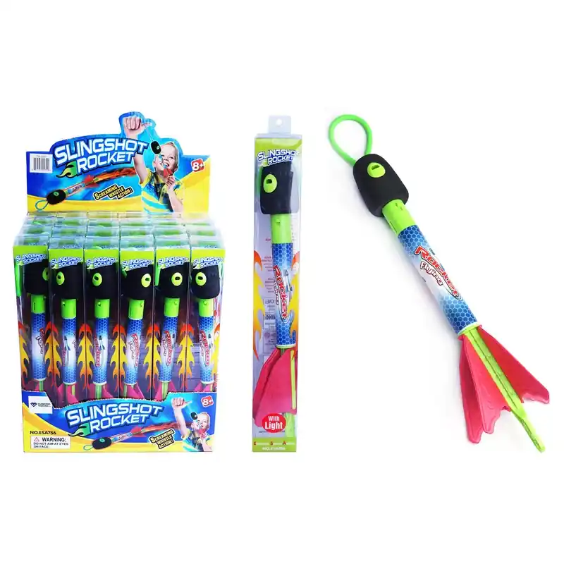 Diamond Visions Light Up Sling Shot Rocket Plastic 1 Pc
