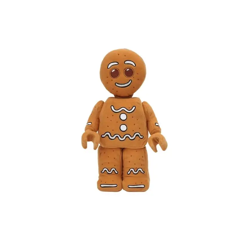 Manhattan Toy Lego Gingerbread Man Plush Minifigure Toy Brown 14 X 7 X 4 In