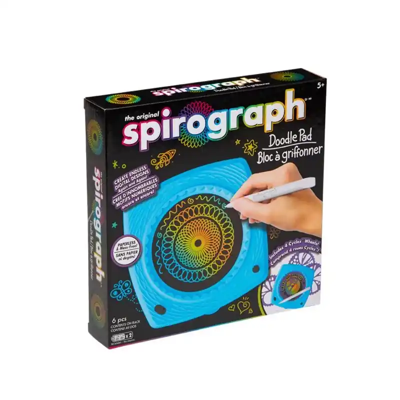 Spirograph Doodle Pad Blue 6 Pc