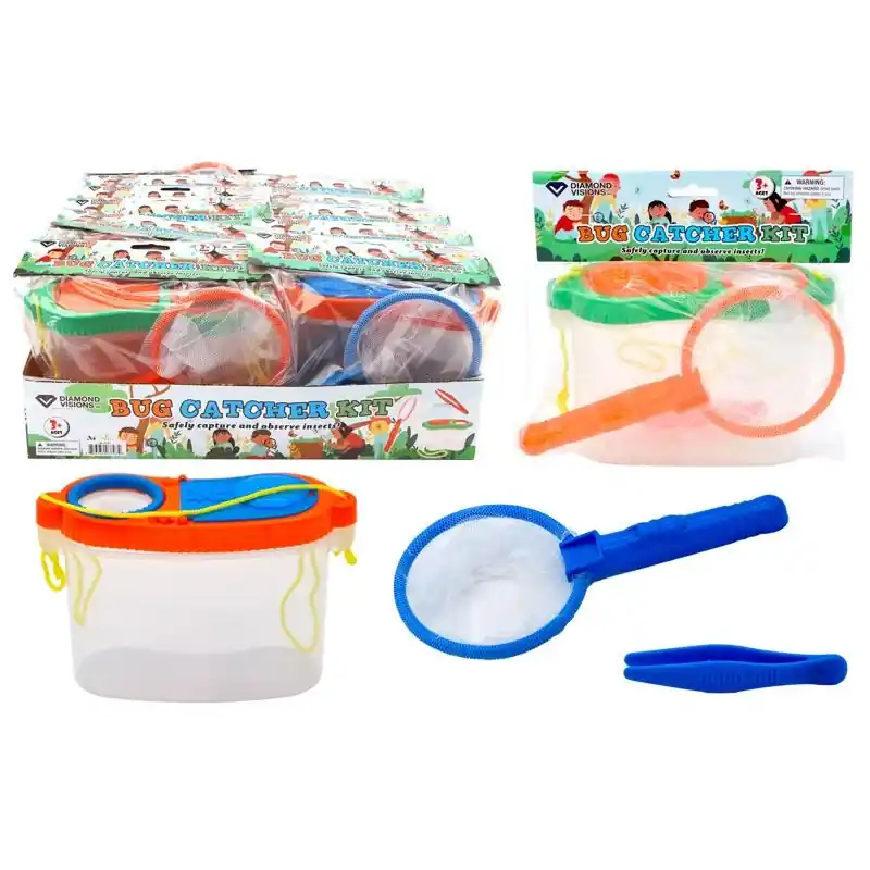 Diamond Visions Multicolored Bug Catcher Kit 3 Piece Set For Ages 3+