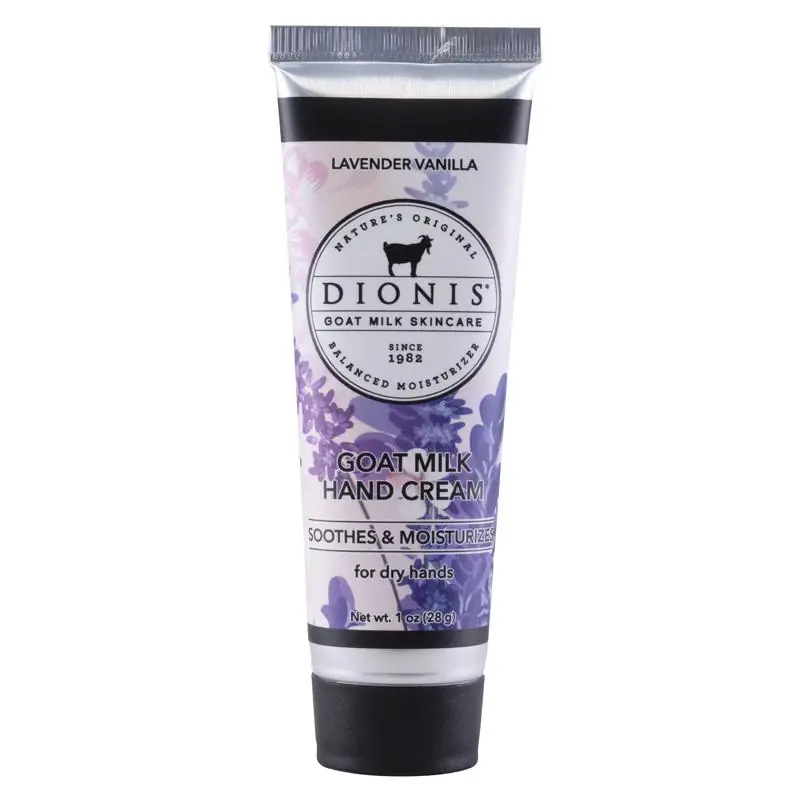 Dionis Goat Milk Skincare Lavender Vanilla Scent Hand Cream 1 Oz 1 Pk