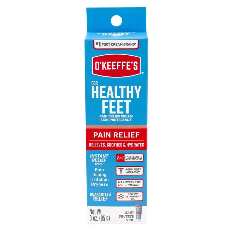 O‘Keeffe‘s Healthy Feet Peppermint Scent Pain Relieving Cream 3 Oz 1 Pk