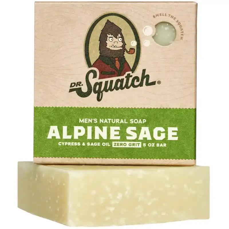 Dr. Squatch Alpine Sage Scent Bar Soap 5 Oz 1 Pk