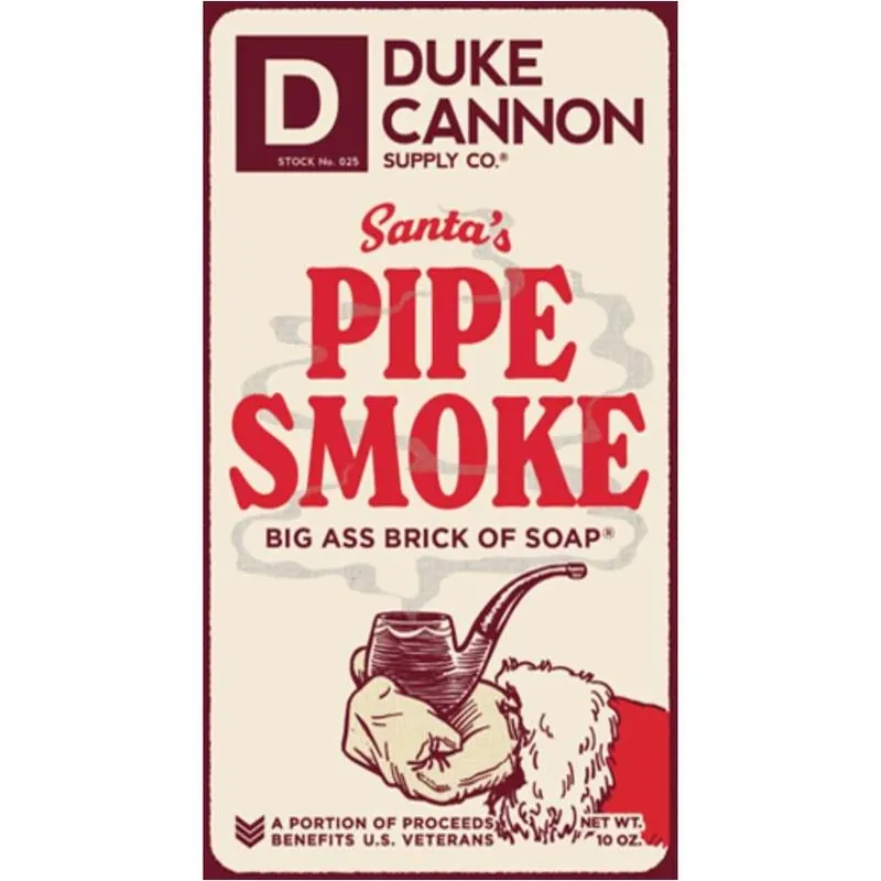 Duke Cannon Pine Smoke Holiday Pipe Bar Soap – 10 Oz