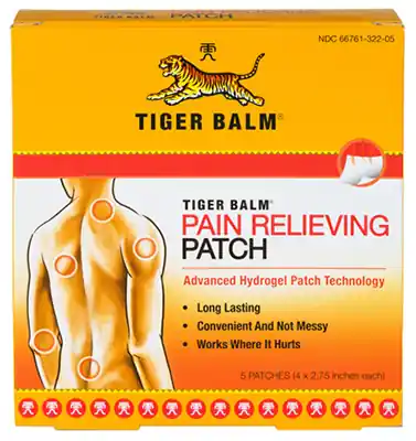 Tiger Balm Pain Relief Patch 5 Pk