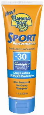 Banana Boat Sport Performance No Added Fragrance Scent Shielding Lotion 8 Oz 1 Pk