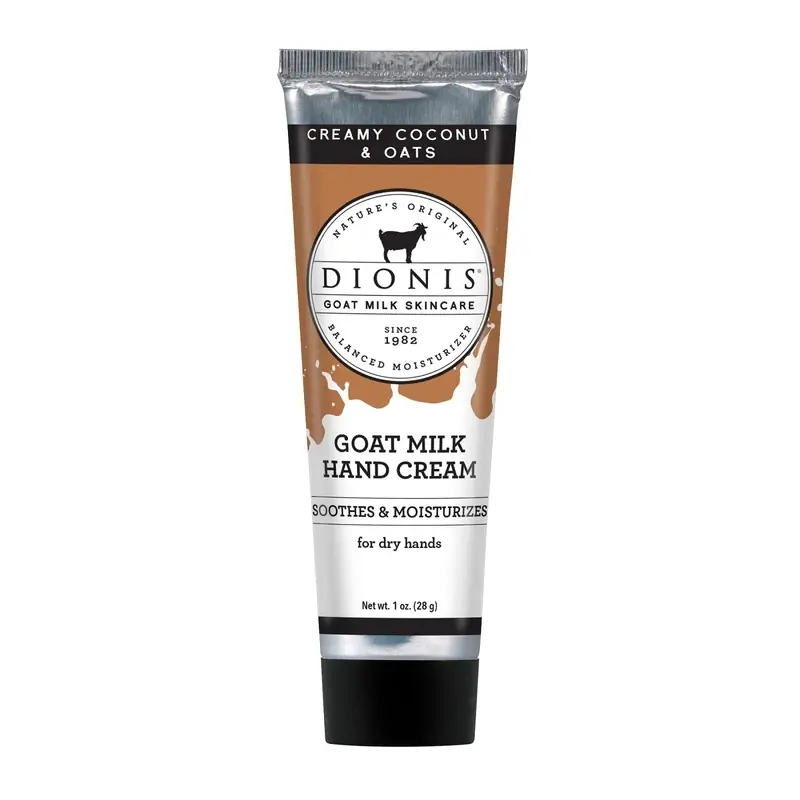 Dionis Goat Milk Skincare Creamy Coconut & Oats Scent Hand Cream 1 Oz 1 Pk