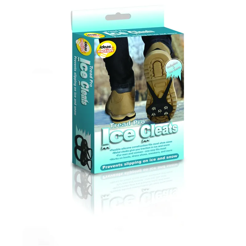 Tread Pro Unisex Ice Cleats One Size Fits All Black