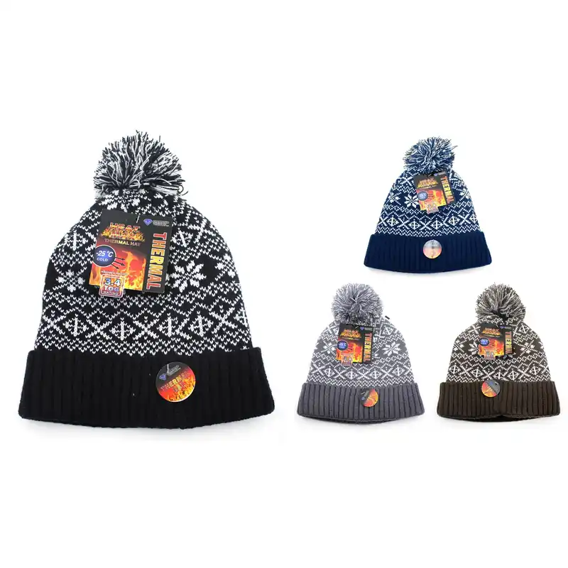 Diamond Visions Winter Goods Thermal Hat Wool 1 Pc