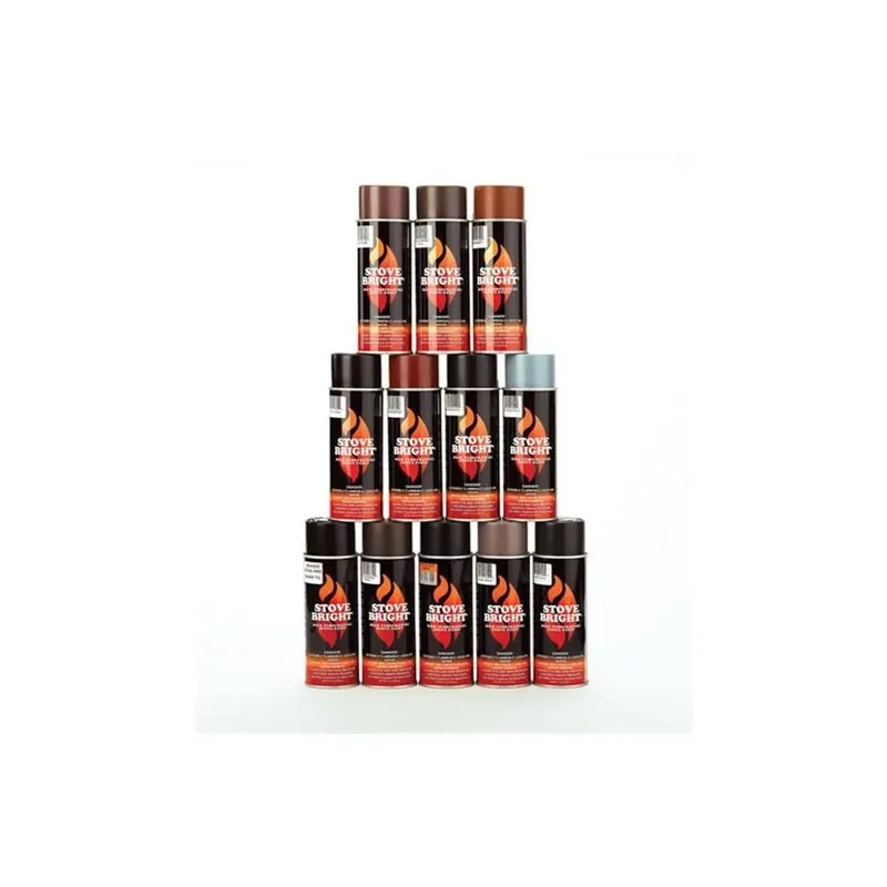 1990 Satin Black High Temperature Stove Paint - 1200º F