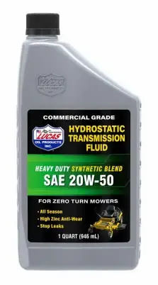 Hydrostatic Transmission Fluid, Synthetic, SAE 20W-5, Qt.