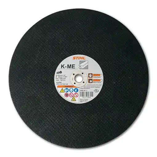 K-me Abrasive Cutting Wheel - 1 Inch Arbor For Metal Cutting