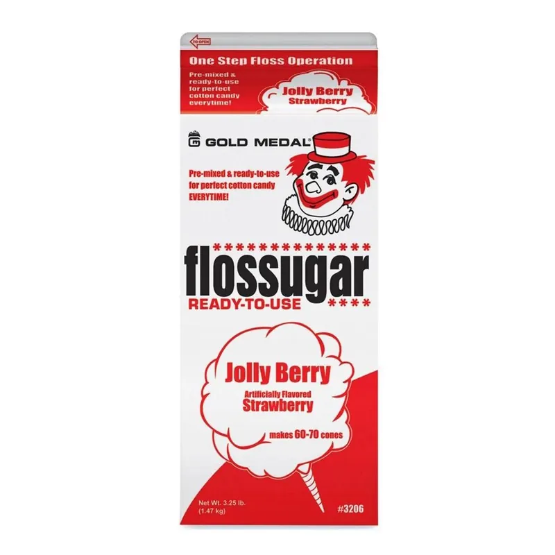 Flossugar 1/2 Gal. Strawberry