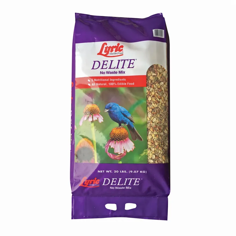 Delite Wild Bird Food, High Protein No Waste Mix, 20 Lbs.