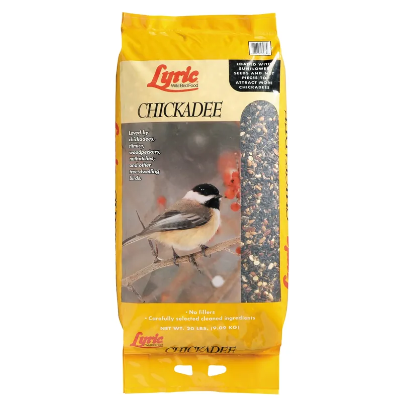 Chickadee Wild Bird Food, Premium Sunflower & Nut Mix, 20 Lbs.