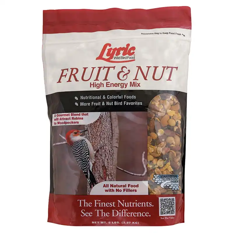 Fruit & Nut High Energy Wild Bird Food Mix, 5 Lbs.