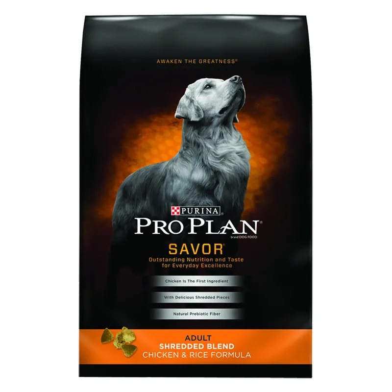 Dry Dog Food, Shredded Blend Chicken & Rice, 35 Lbs.