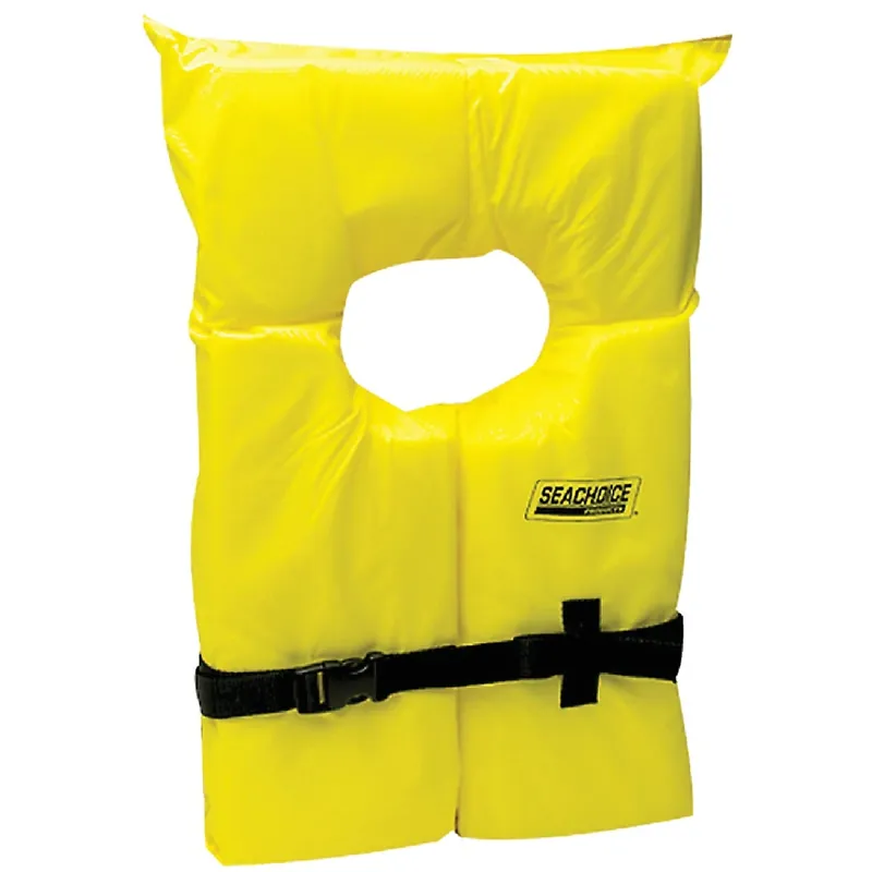 Adult Type Ii Pfd Life Vest - Uscg Approved, Universal Size, Orange
