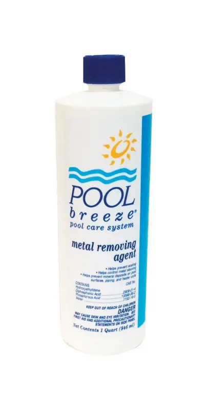 Liquid Metal Removing Agent 1 Quart For Pool Care System