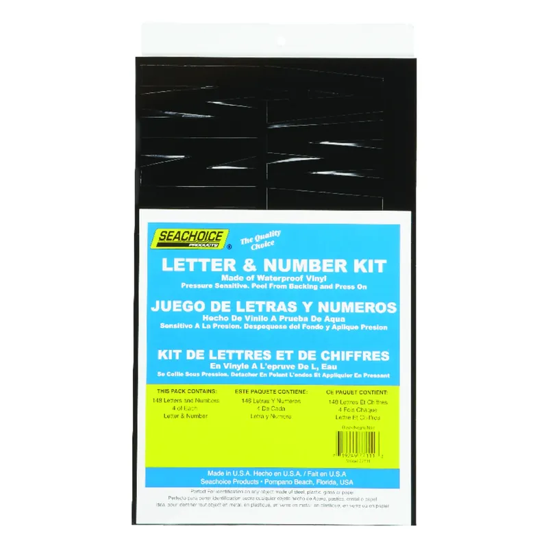 Seachoice Vinyl Letter And Number Kits 148 Pk