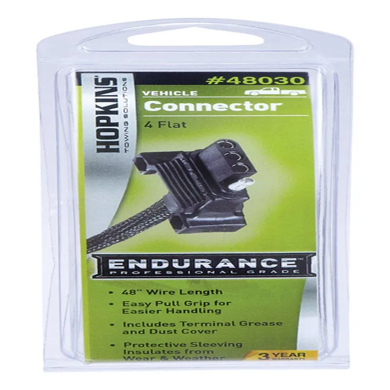 Endurance 4 Flat Trailer Wiring Connector 48 In. Model 48030