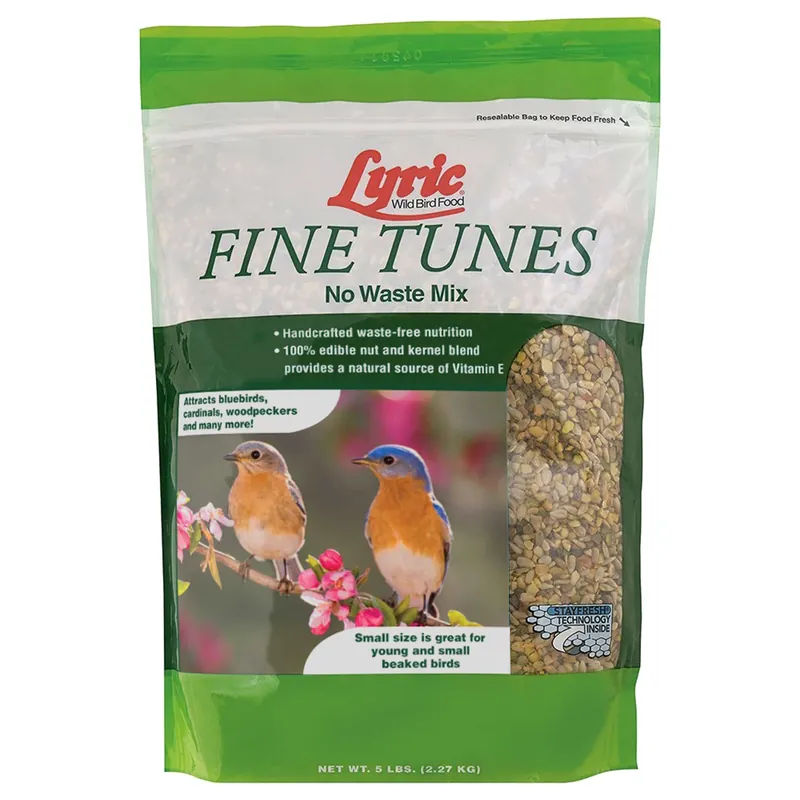 Fine Tunes Wild Bird Food, No Waste Mix, 5 Lbs.