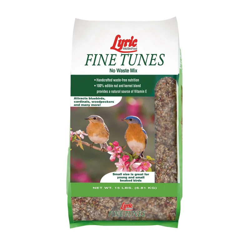 Fine Tunes Wild Bird Food, No Waste Mix, 15 Lbs.