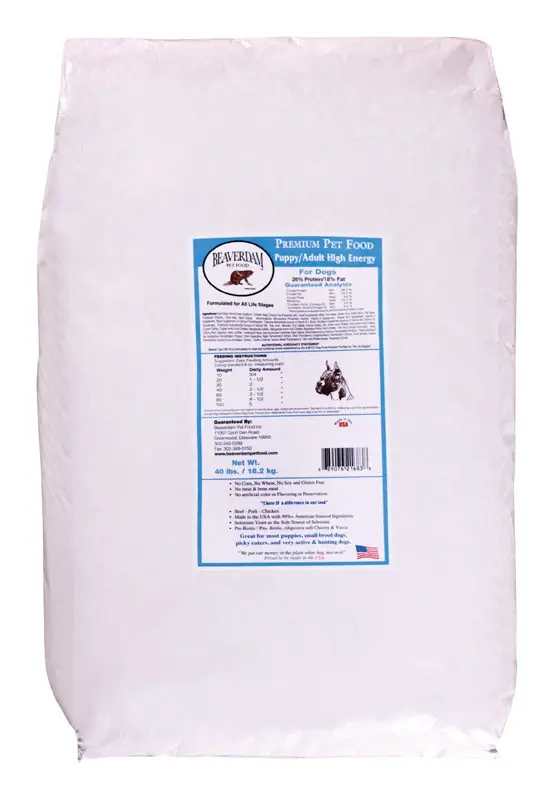 Hi-energy All Ages Pork And Chicken Dry Dog Food 40 Lb