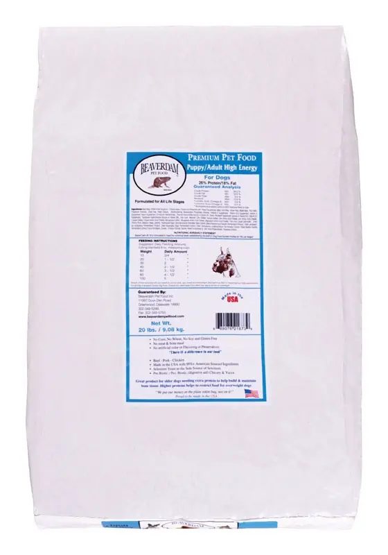 Hi-energy Pork And Chicken Dry Dog Food 20 Lb For All Ages