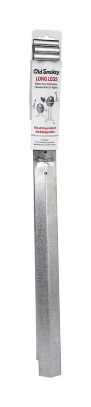Old Smokey Grill Leg Extender – 30‑Inch Aluminum/Steel Support For Charcoal Grills