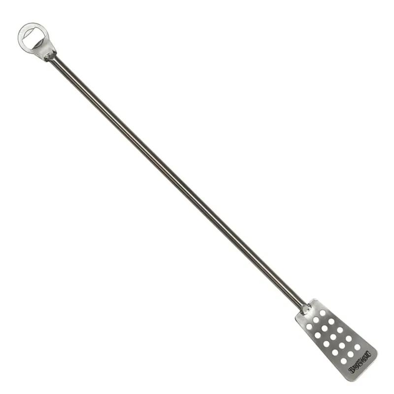 24 Inch Silver Stainless Steel Brew Paddle For Home Brewing And Cooking