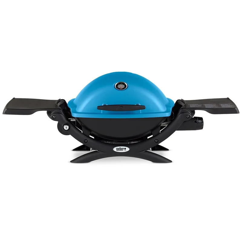 Q-1200 Portable Gas Grill, 8500 BTU, Blue