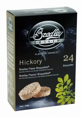Bradley Smoker All Natural Hickory Wood Bisquettes 24 Pk