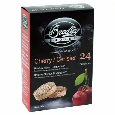 Bradley Smoker All Natural Cherry Wood Bisquettes 24 Pk