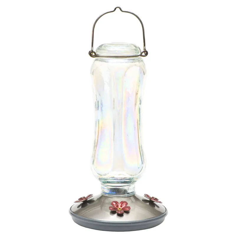 Starglow Vintage Hummingbird Feeder, Clear