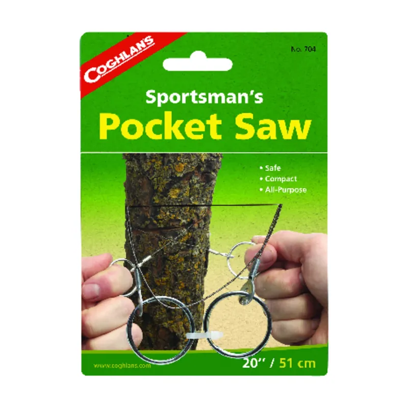 Coghlan‘s Sportsman‘s Pocket Saw Silver Camp Saw 6.5 In. H X 1/2 In. W X 20 In. L 1 Pk