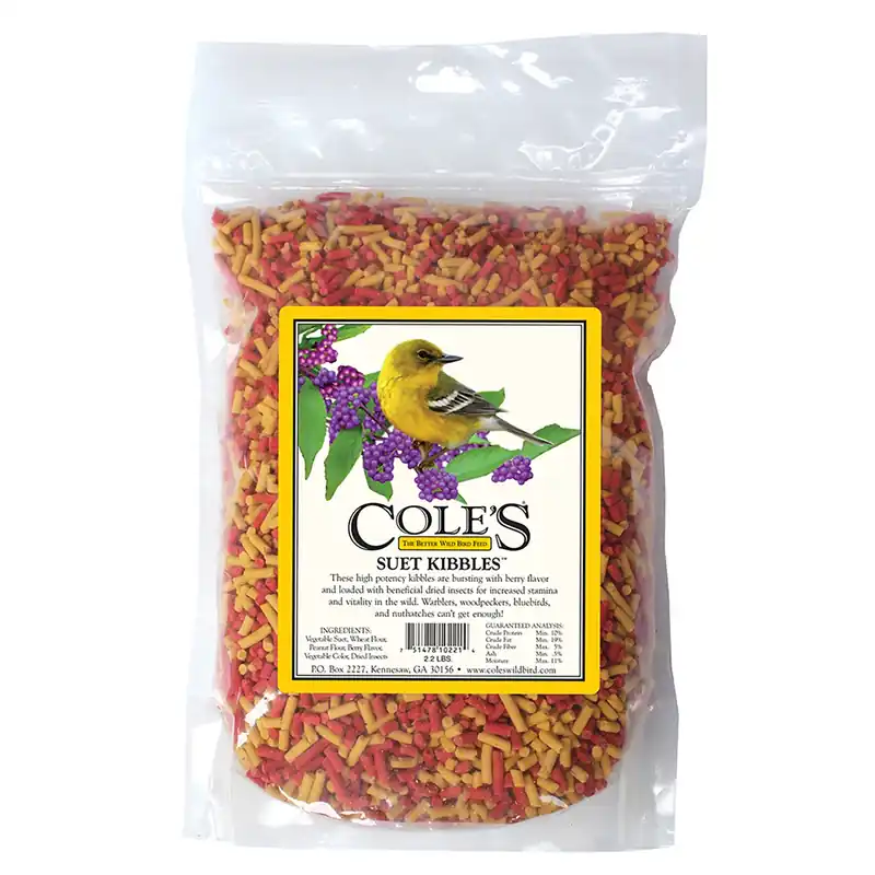 Suet Kibbles Assorted Species Wild Bird Food 2.2 Lb With Vitamins And Minerals