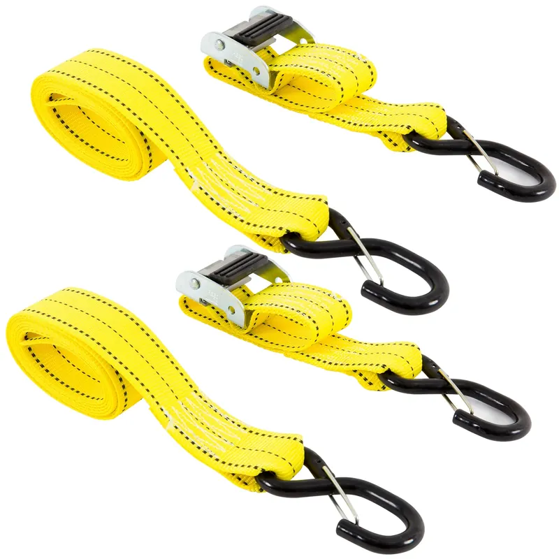 Keeper 2 In. W X 8 Ft. L Yellow Tie Down Strap 800 Lb 1 Pk