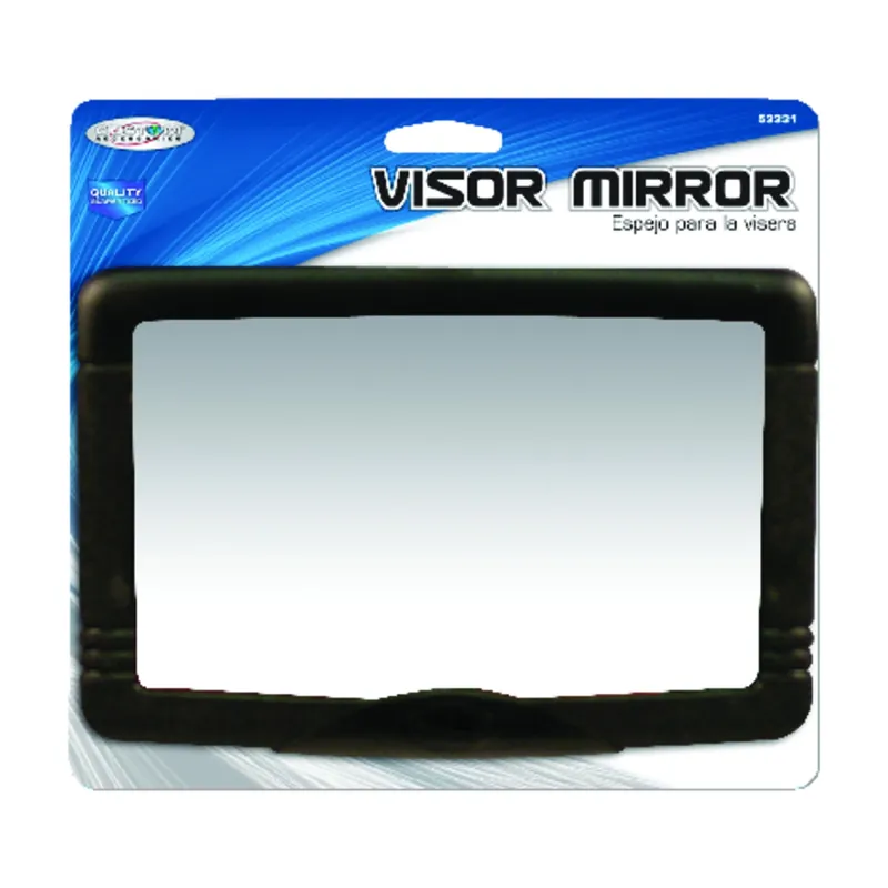 Custom Accessories Black Visor Mirror For Universal 1 Pk
