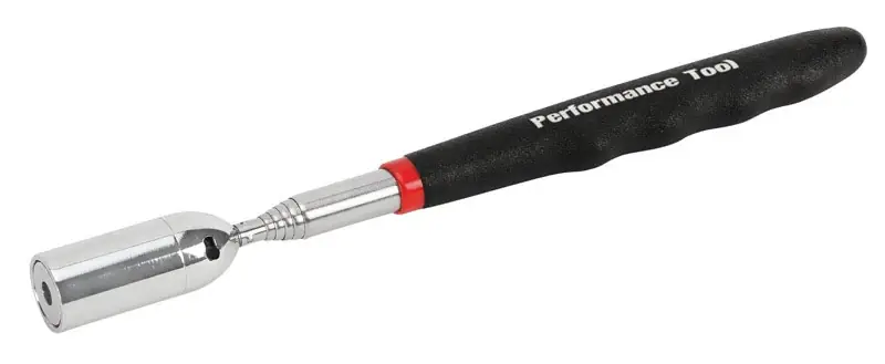 Performance Tool Lighted Magnetic Pick-up Tool Metal 12 Pk