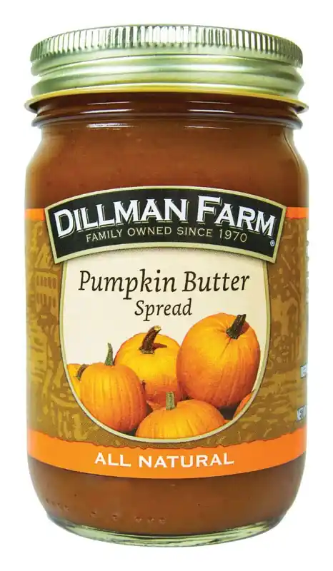 Dillman Farm All Natural Pumpkin Butter Spread 15 Oz Jar