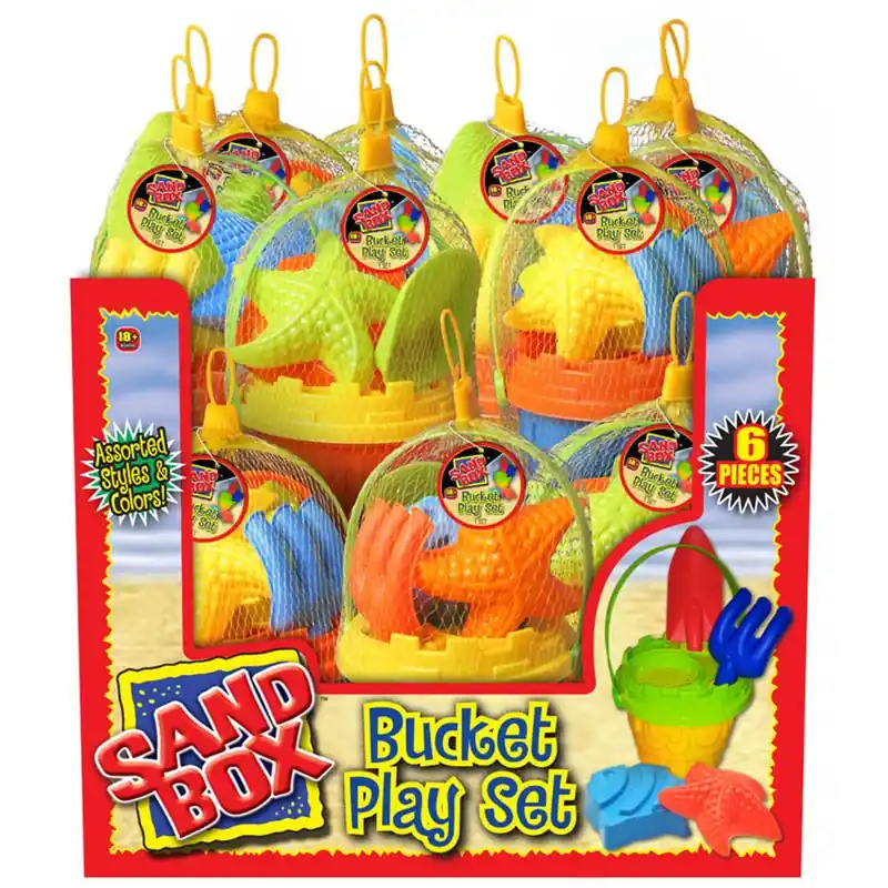 Sand Box Sand Toys 6 Pc