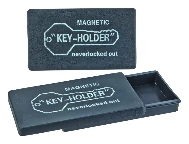 Home Plus Black Plastic Magnetic Key Box 3 In. 1.7 In. 0.6 In.