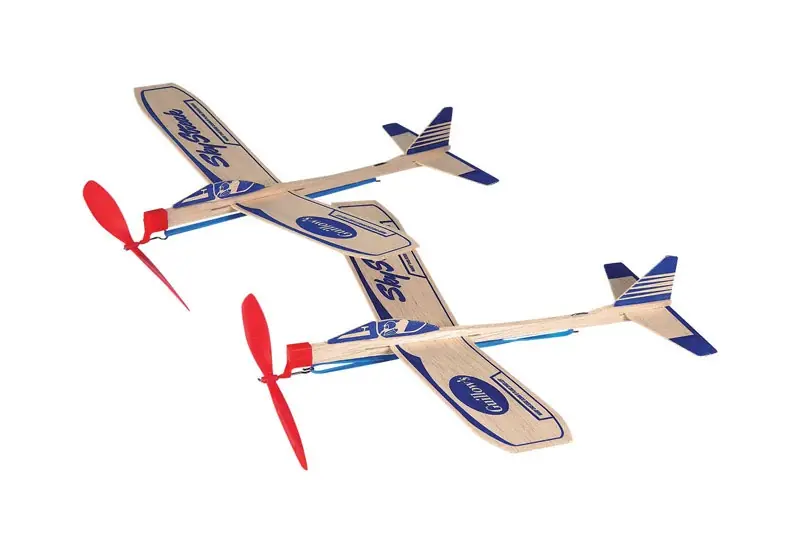 Paul Guillow Sky Streak Glider Plane Natural 2 Pc