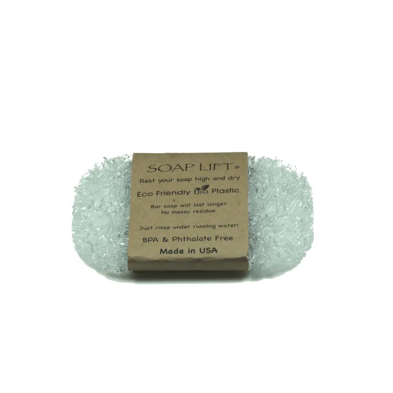 Blue Plastic Bar Soap Saver - 1/4 In. H X 4-1/2 In. W X 3 In. L