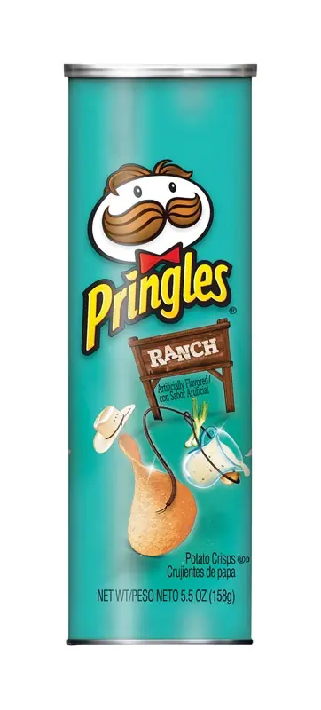 Pringles Ranch Chips 5.5 Oz Can